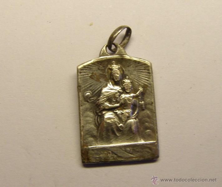 Antig&uuml;edades: Medalla religiosa del Sagrado Coraz&oacute;n. - Foto 2