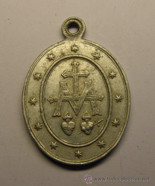 Antig&uuml;edades: Medalla religiosa de La Inmaculada Concepci&oacute;n. - Foto 2