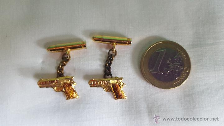Antig&uuml;edades: Gemelos pistola llama - Foto 1