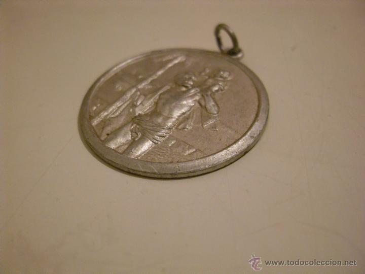 Antig&uuml;edades: Antigua medalla de San Crist&oacute;bal - Foto 3