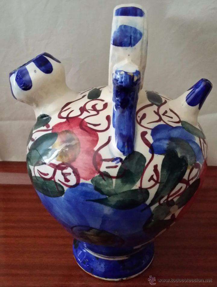 Antig&uuml;edades: BOTIJO DE CERAMICA DE MANISES - Foto 1