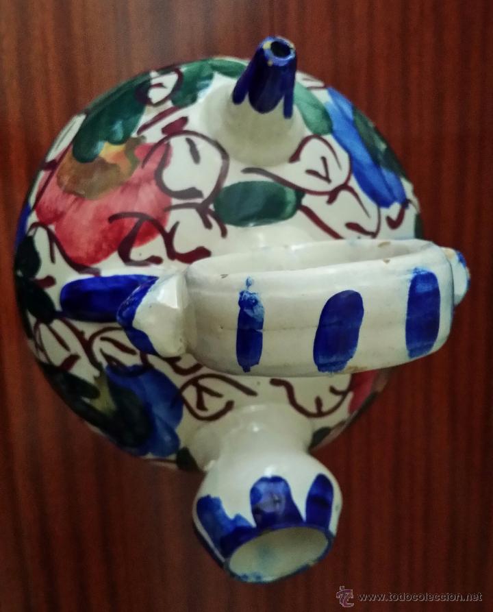 Antig&uuml;edades: BOTIJO DE CERAMICA DE MANISES - Foto 4