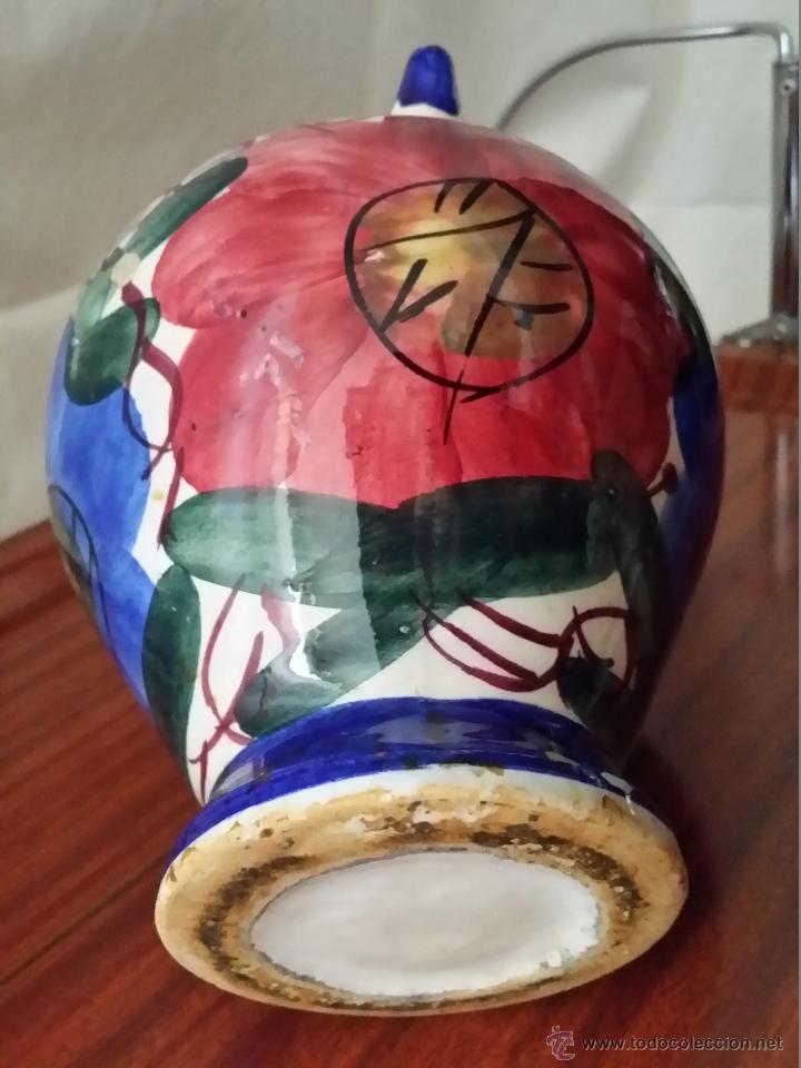 Antig&uuml;edades: BOTIJO DE CERAMICA DE MANISES - Foto 5