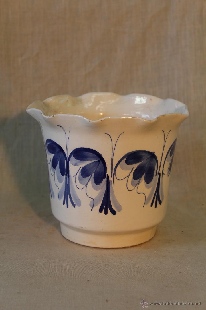 Antig&uuml;edades: MACETERO EN CERAMICA - Foto 1