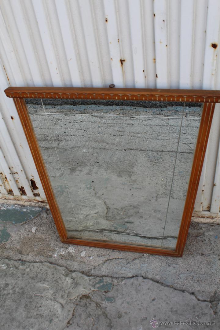 Antig&uuml;edades: espejo de madera - Foto 1