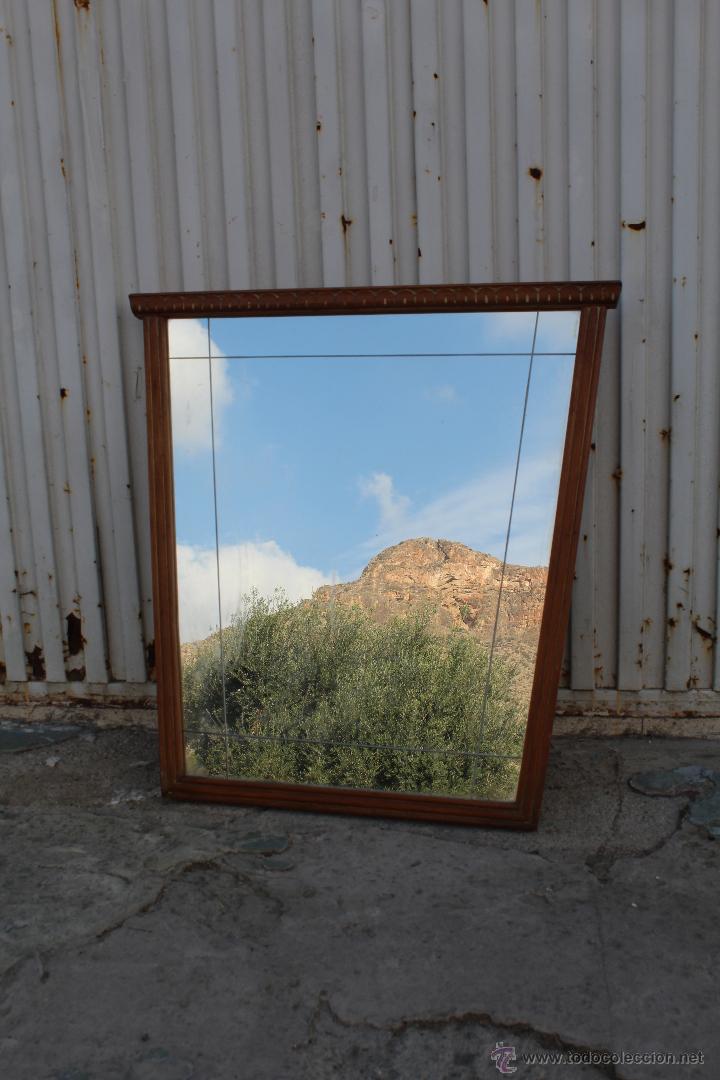 Antig&uuml;edades: espejo de madera - Foto 2