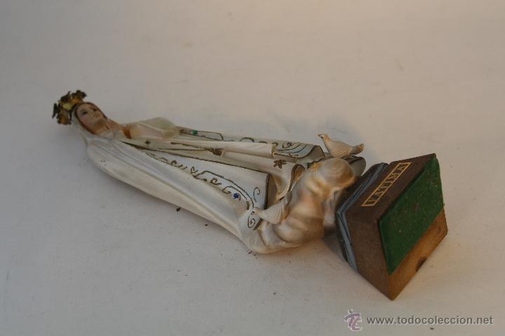 Antig&uuml;edades: virgen de fatima en resina - Foto 2