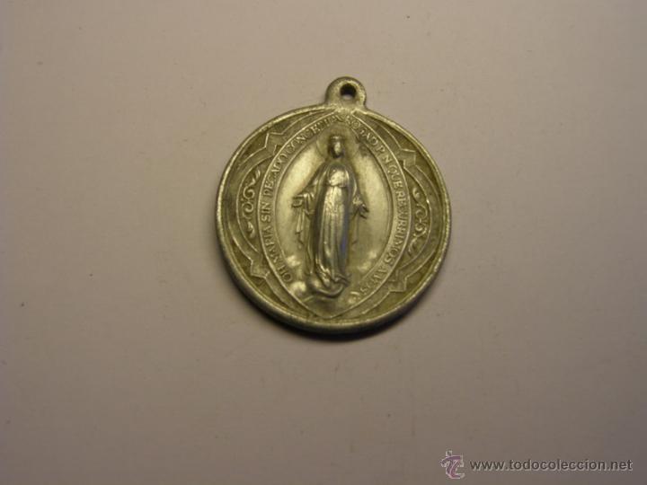 Antig&uuml;edades: Medalla religiosa antigua Inmaculada Concepci&oacute;n. - Foto 1