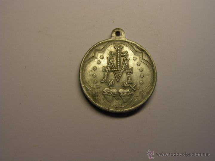 Antig&uuml;edades: Medalla religiosa antigua Inmaculada Concepci&oacute;n. - Foto 2