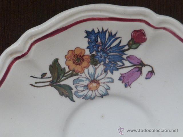 Antig&uuml;edades: ANTIGUO PLATO DE LA MARCA SARREGUEMINES - Foto 2