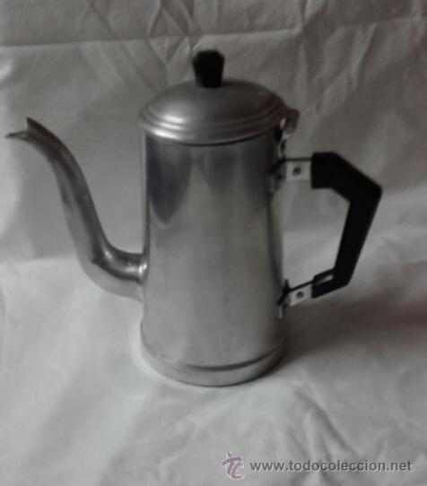 Antigua lechera cafetera jarra aluminio mmm 22c - Vendido en Subasta -  54484824