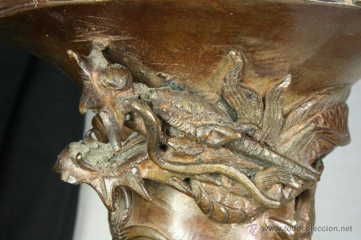 Antig&uuml;edades: Pareja de Jarrones Japoneses. Oriental. S.XIX - Foto 17