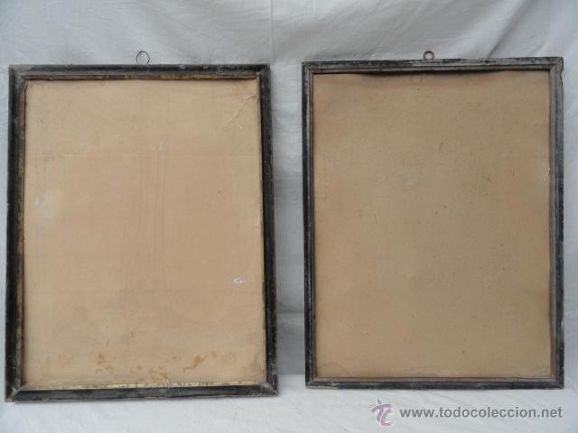 Antig&uuml;edades: LOTE DE 5 MARCOS CON L&Aacute;MINAS. - Foto 4