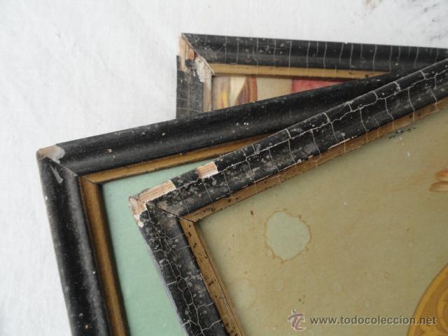 Antig&uuml;edades: LOTE DE 5 MARCOS CON L&Aacute;MINAS. - Foto 7