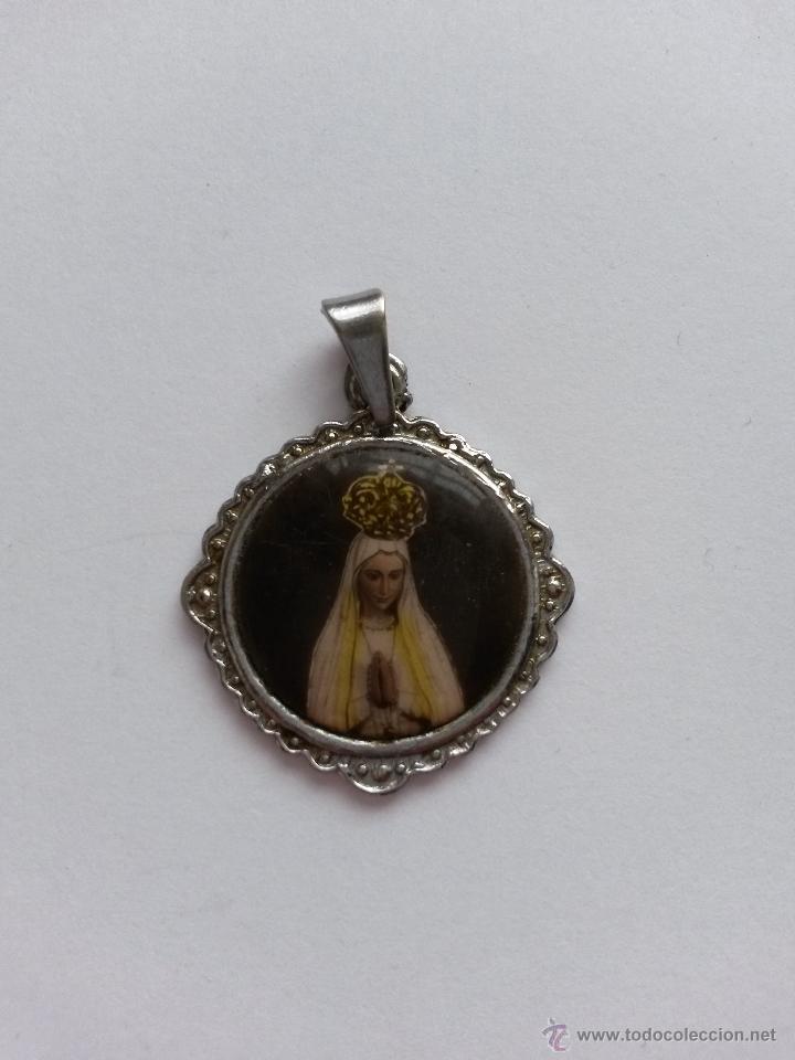 Antig&uuml;edades: Medalla ,nuestra se&ntilde;ora de fatima ,de 2,5 cms de diametro - Foto 1