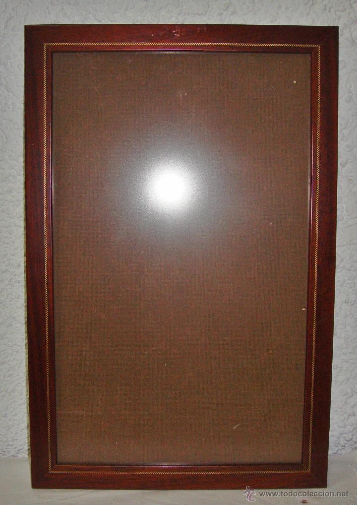 Antig&uuml;edades: Marco de madera. (51 cm x 33,5 cm) - Foto 2