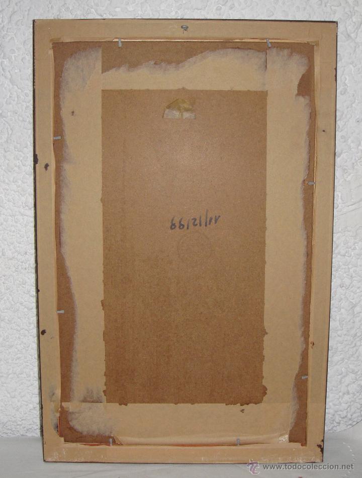 Antig&uuml;edades: Marco de madera. (51 cm x 33,5 cm) - Foto 5