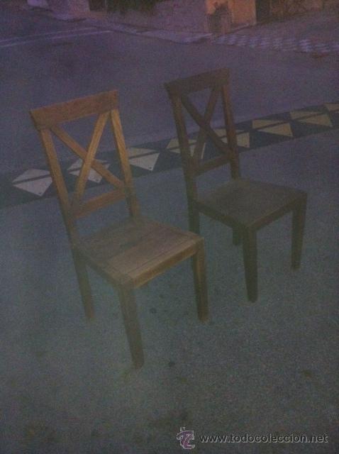 Antig&uuml;edades: SILLAS DE MADERA - Foto 1