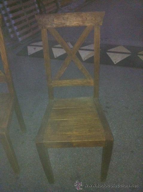 Antig&uuml;edades: SILLAS DE MADERA - Foto 3