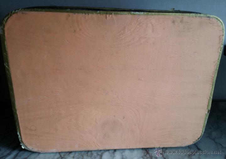 Antig&uuml;edades: CAJA DE MADERA LITOGRAFIADA PP S XX - Foto 6