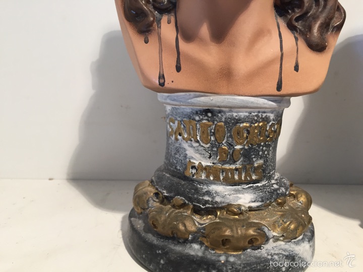 Antig&uuml;edades: DOS CRISTO DE LIMPIAS DE ESTUCO. - Foto 4