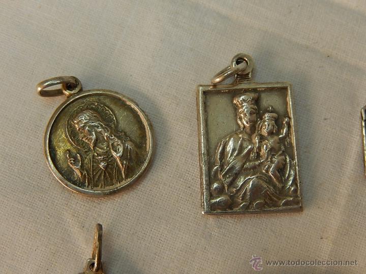 Antig&uuml;edades: Lote de Medallas religiosas. - Foto 2