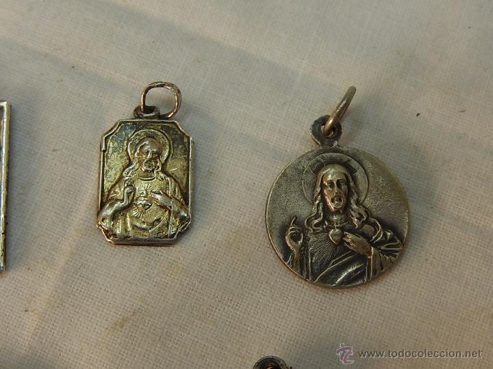 Antig&uuml;edades: Lote de Medallas religiosas. - Foto 3