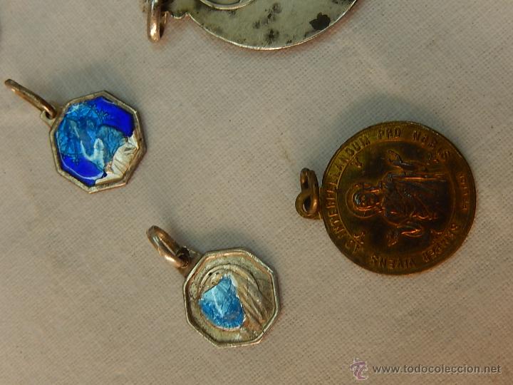 Antig&uuml;edades: Lote de Medallas religiosas. - Foto 4