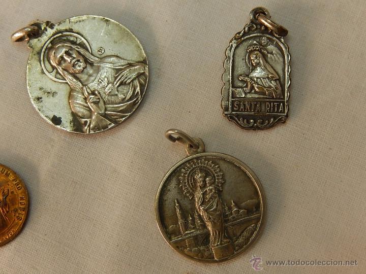 Antig&uuml;edades: Lote de Medallas religiosas. - Foto 5