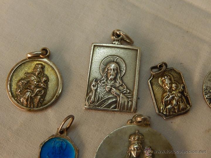 Antig&uuml;edades: Lote de Medallas religiosas. - Foto 7