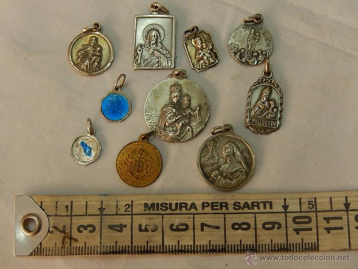 Antig&uuml;edades: Lote de Medallas religiosas. - Foto 10