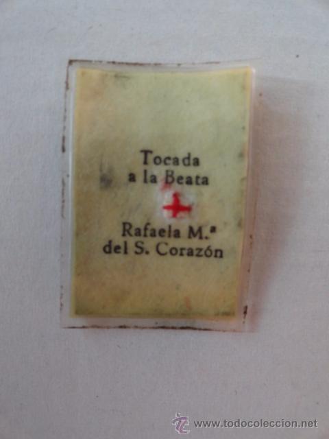 Antig&uuml;edades: RELIQUIA TOCADA A LA BEATA RAFAELA MARIA DEL SAGRADO CORAZON - Foto 2