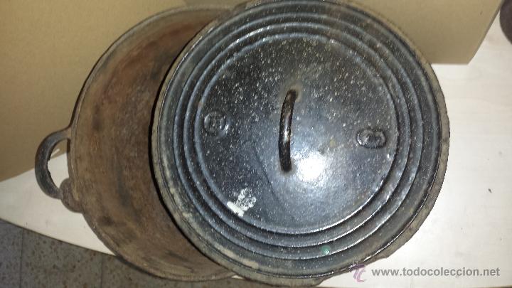 Antig&uuml;edades: OLLA HIERRO MAGNIFICA - Foto 4