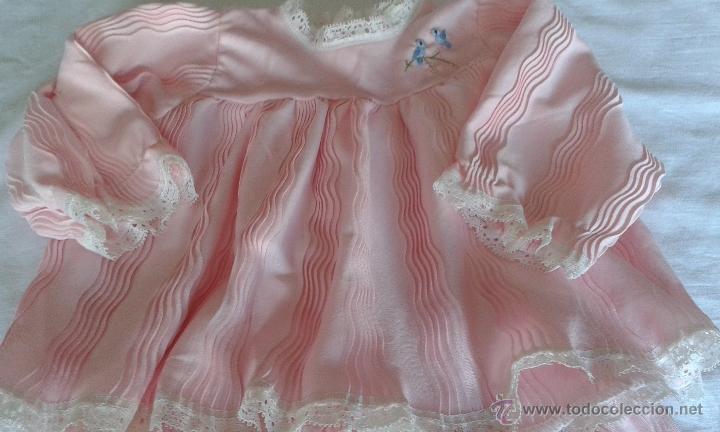 Antig&uuml;edades: BONITO CONJUNTO DE BEB&Eacute;: CAMISA Y FALDON. - Foto 2