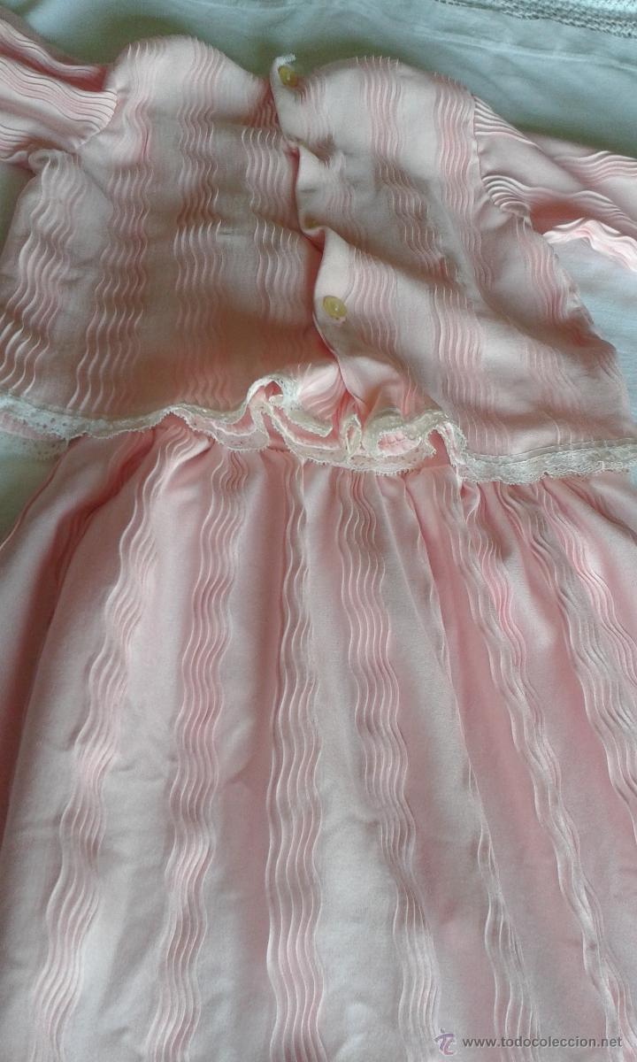 Antig&uuml;edades: BONITO CONJUNTO DE BEB&Eacute;: CAMISA Y FALDON. - Foto 6