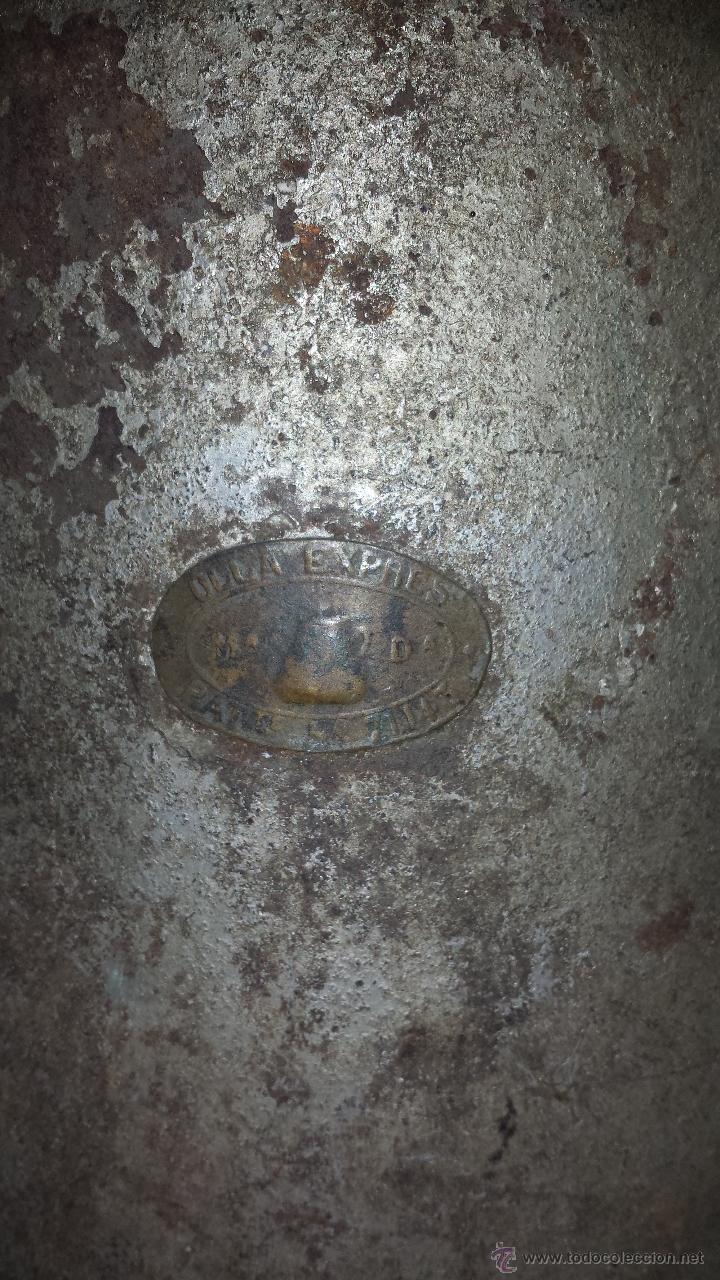 Antig&uuml;edades: OLLA ANTIGUA DE HIERRO - Foto 8