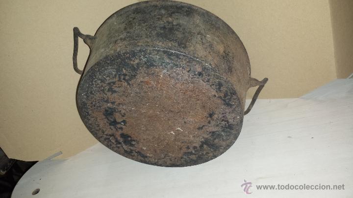 Antig&uuml;edades: GRAN CAZUELA ANTIGUA DE HIERRO - Foto 5