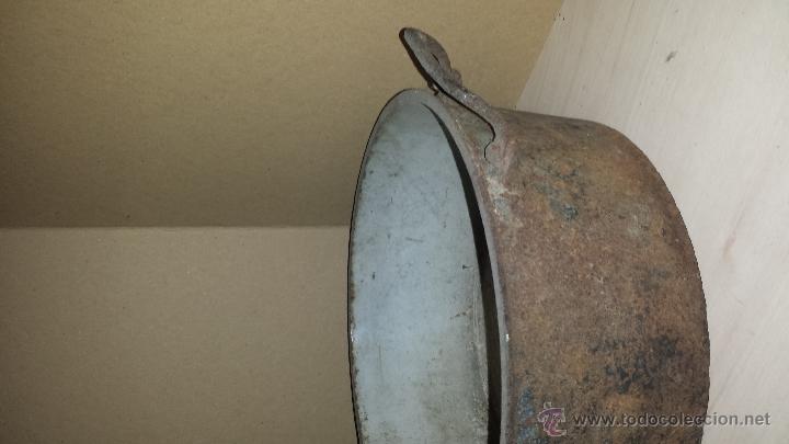 Antig&uuml;edades: GRAN CAZUELA ANTIGUA DE HIERRO - Foto 6
