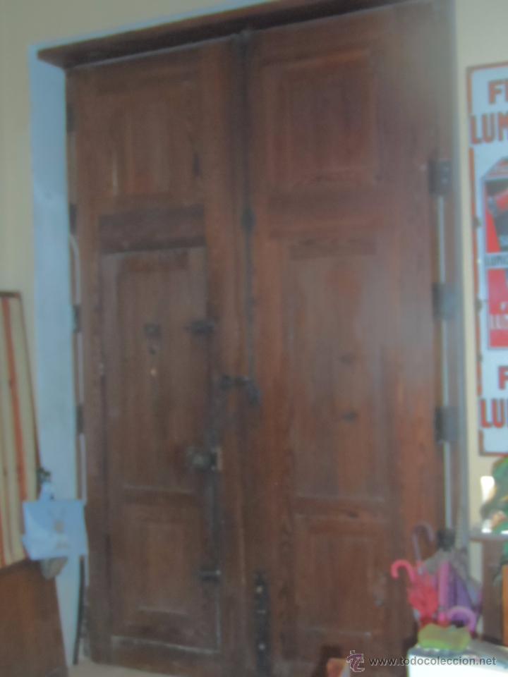 liebre de múltiples fines estático puerta de casa antigua madera mobila grandes pu - Compra venta en  todocoleccion