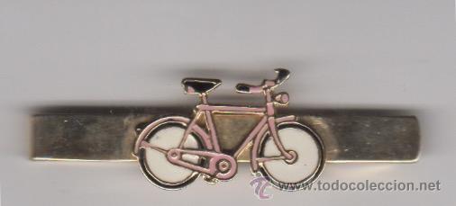 Antig&uuml;edades: aguja de corbata bicicleta esmaltada - Foto 1
