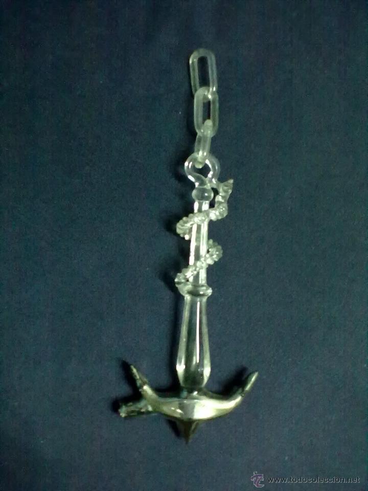 Antig&uuml;edades: ANCLA CRISTAL SOPLADO - Foto 1