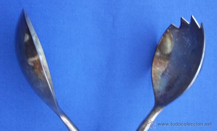 Antig&uuml;edades: Pinzas cuchara para servir - Foto 2