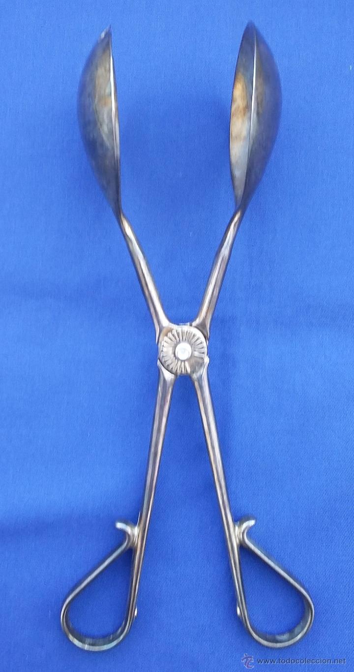 Antig&uuml;edades: Pinzas cuchara para servir - Foto 4
