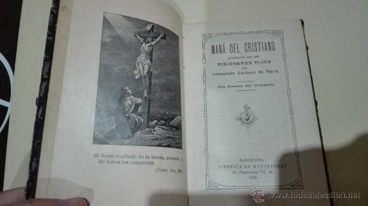 Antig&uuml;edades: Devocionario Man&aacute; del cristiano - Foto 2