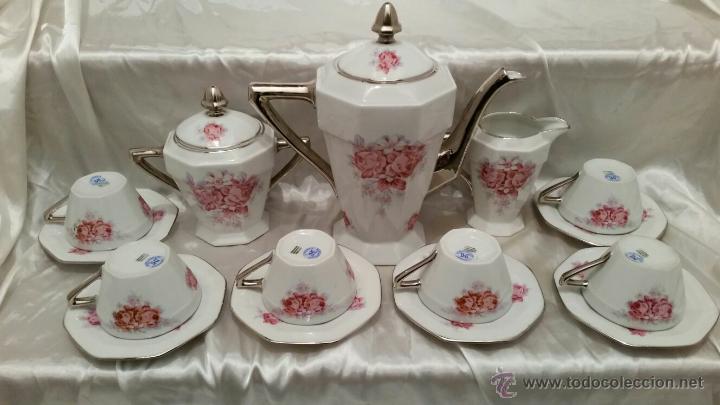 Antig&uuml;edades: Antiguo Conjunto de caf&eacute; Art D&eacute;co de Limoges - Foto 1