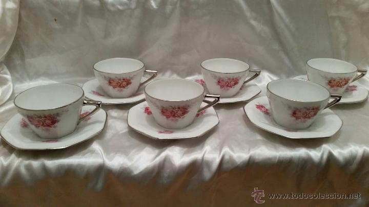 Antig&uuml;edades: Antiguo Conjunto de caf&eacute; Art D&eacute;co de Limoges - Foto 3