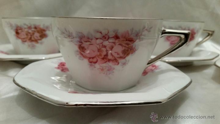 Antig&uuml;edades: Antiguo Conjunto de caf&eacute; Art D&eacute;co de Limoges - Foto 5