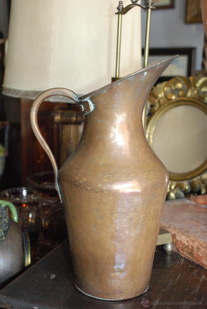 Antig&uuml;edades: ANTIGUA JARRA DE COBRE - Foto 1
