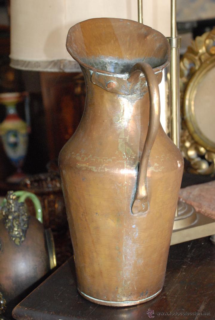 Antig&uuml;edades: ANTIGUA JARRA DE COBRE - Foto 4