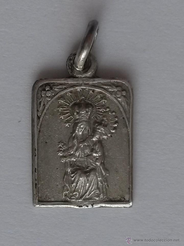 Antig&uuml;edades: Medalla, virgen de 1,3 x 0,9 cms - Foto 1